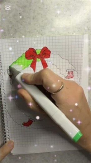 “DIY Mini Christmas Notebook — So Simple!”📔🎄