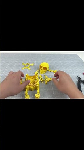 3D Printed Clockwork Skeleton: Print to Dance! 💀