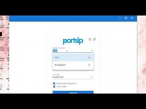 How to setup IP phone number on desktop | MicroSIP, PortSIP