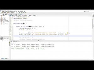 Ejercicios Java 007 Distancia entre puntos