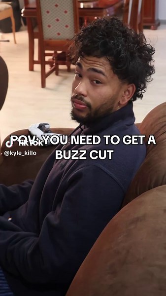 you trusted the buzzcut filter #buzzcut #fyp