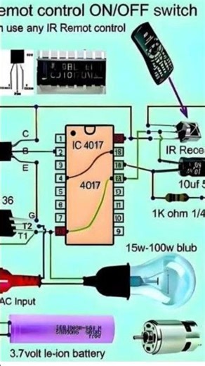 How to make a remote control on/off switch🤗
