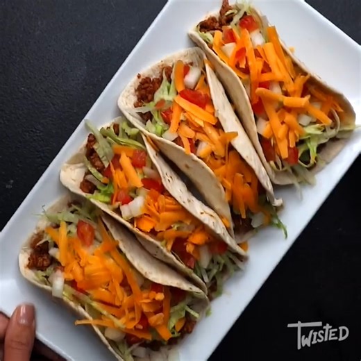 Easy taco shell tortilla hack 🌮 | Twisted