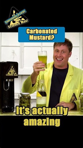 Would you try carbonated mustard? | Science Max #shorts