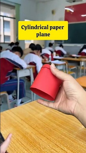 How to Make a Cylindrical Paper Plane