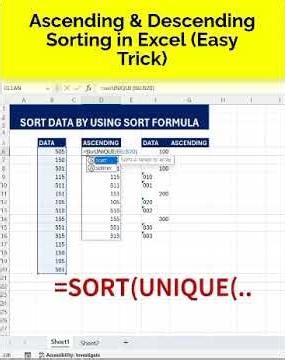 Stop Sorting Manually ❌ | Use Excel SORT Formula & Save Hours (Full Guide)