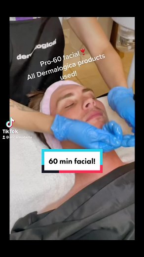 Pro-60 facial using all Dermalogica products🤍 #facial #esthetician #facialtreatment #dermalogica #pro60 #dermalogicapro #fyp #xyzbca
