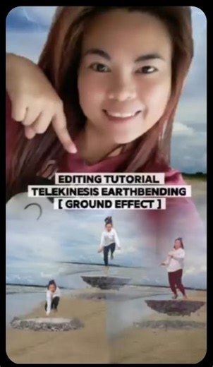 4.1K views · 128 reactions | Telekinesis Earthbending ( Ground effect )Tutorial | Honeylyn Abaiz | Facebook