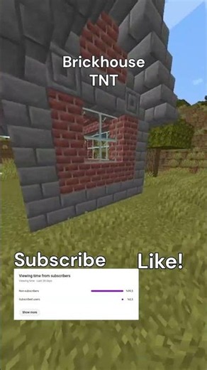 Brickhouse TNT Explosion in Minecraft!