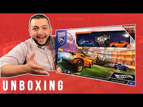 Unboxing the Hot Wheels Rocket League RC Rivals Set