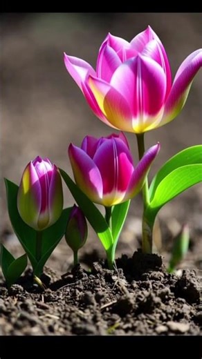 Amazing Tulips Timelapse