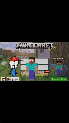 Minecraft HAUNTED?! #minecraft #flipaclip #shorts #funny #animated #animation #memes #gaming