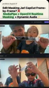 Realtime finger masking using MediaPipe + OpenCV