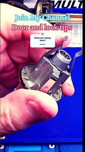 View inside Kwikset Lock