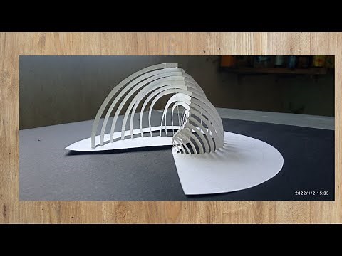 paper architecture | paper sculpture | kirigami | paper art