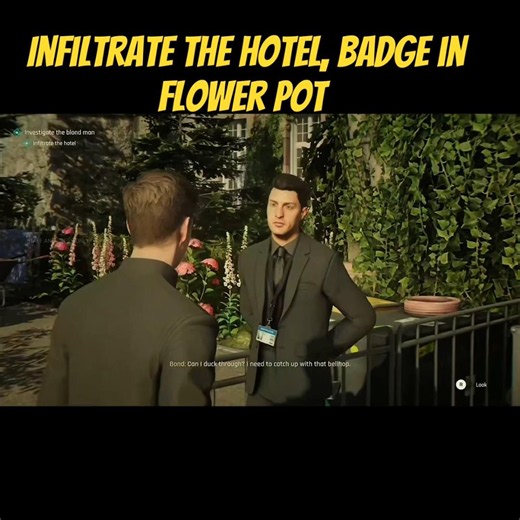 007 First Light badge flower pot location ￼