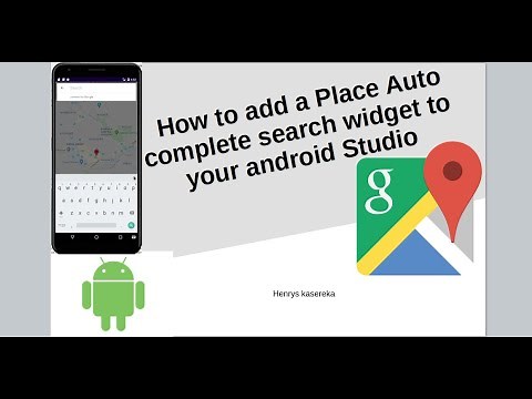 How to add a Place Autocomplete to your android app || google maps
