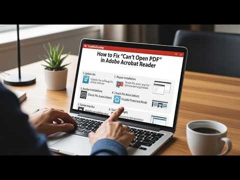 How To Fix Can't Open PDF In Adobe Acrobat Reader | Adobe Acrobat Reader Crashing on PDFs?