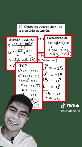 Factorización con Fórmula General para tu Examen de Admisión