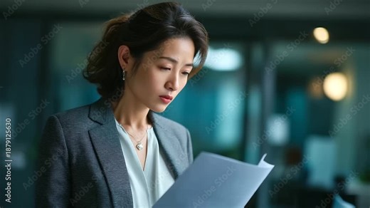Expert Asian woman discussing data review costing managerial account analysis monthly cost variance report preparation income tax audit examination ESG budget control