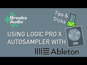 Logic Pro X - Autosampler - workflow with Ableton Live Sampler - speed up sampling synths!