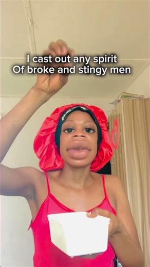 I cast out any spirit of broke and stingy men