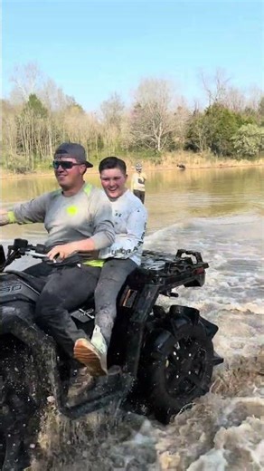 Water wheelies #four wheeler riding #4Wheeler ￼￼￼