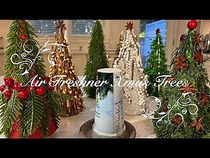 Mini Air Freshener Xmas Trees