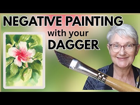Draw and Paint a STUNNING Watercolour Hibiscus Flower