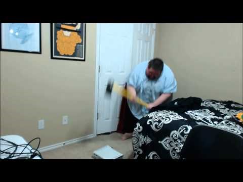 Francis Destroys His Xbox with an Axe