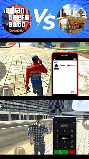 200 vs Indian bike driving vs Indian theft Auto simulator all cheat code#youtubeshorts #viralshort