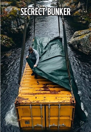 I Built a Hidden Underwater Bunker! 😱 I turned a rusty shipping container into a Secret Underwater Room! 🌊📦 Watch the insane DIY timelapse as I transform a raw metal box into a luxury river base. From camouflaging the roof with river rocks to installing massive underwater windows, this shows the entire extreme construction process. In this video: 🏗️ Dropping a 20ft shipping container into a deep riverbed 🪨 Camouflaging the roof with heavy river stones 🪟 Cutting massive glass windows comple