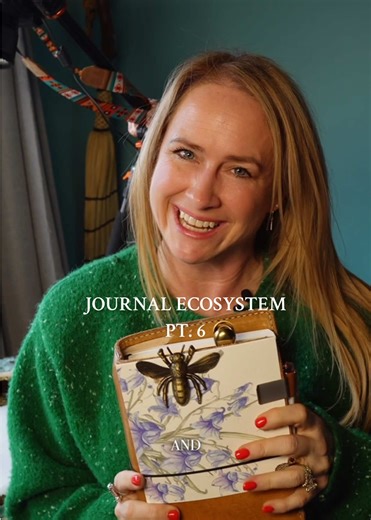 Welcome to journal number 6/13, Marge! Full video is on my channel. #travelersnotebook #preformancepsychology #journaltour #journalingecosystem #memorykeeping