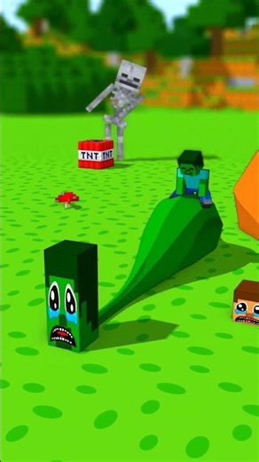 Alex and Zombie don't know what tastes better! - Minecraft #shorts #minecraft