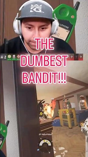 THE DUMBEST BANDIT!!! #rainbowsixsiege #rainbowsix #r6 #r6s #gaming