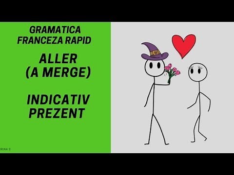 Conjugarea verbului ALLER ( a merge) la indicativ/ prezent - prima parte