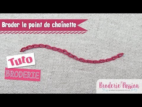 Embroidery - The chain stitch
