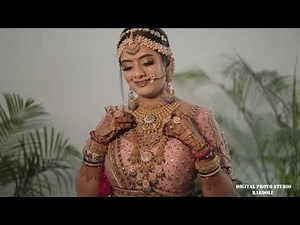 Indian Bride Getting Ready On Wedding Day | Digital Photo Studio Bardoli l