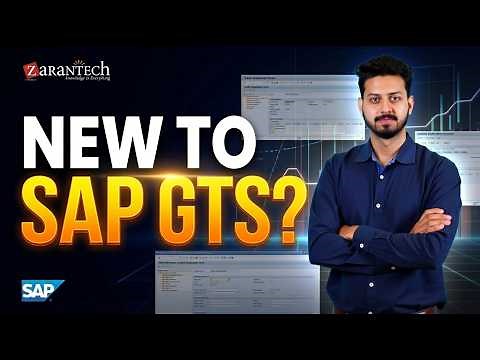 GTS Overview and System integration | SAP GTS (Global Trade Services) Training | ZaranTech