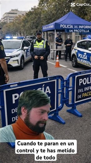 Ataque de risa en el control: ¡El policía no entiende nada! 👮‍♂️🤣🚗