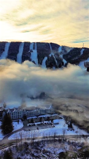 The winter solstice is here. Don’t tell our snowmakers, but today was the first official day of winter. From here on out, the days only get longer—meaning even more time to catch a chair to that famed Jiminy sunset. We’re up to 24 trails with more on the way, and winter is just getting started 🤝 | Jiminy Peak