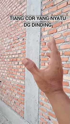 How to set up concrete columns so they aren't visible after plastering