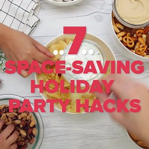 2.9M views · 1.6K reactions | Hosting a holiday party? Try these easy and creative space-saving hacks from our friends at Nifty. | TODAY Home | Facebook