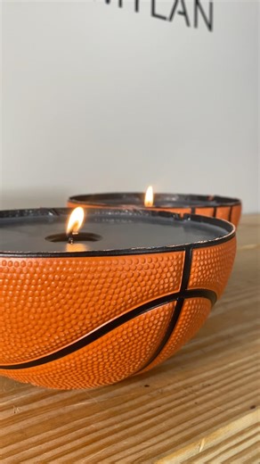 How to make a candle out of a mini basketball 🕯️🏀🔥 #MotivatedByMylan
