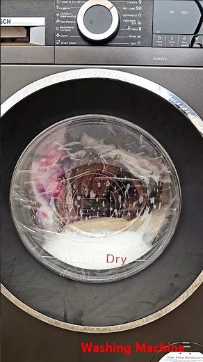 BOSCH Washing machine in action | Bosch Series 6 | #washingmachine #bosch #automaticwashingmachine