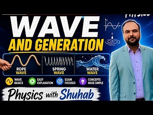 Wave & Formation of waves (Rope, spring & water waves)