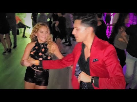Nery Garcia & Lilly - Salsa social dance - 2021 Noche Divina Social in Miami