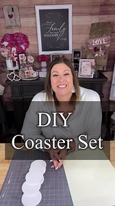 1.5K views · 23 reactions | DIY Coaster Set - But First Cocktails #DIY #DIYdecorkit #homemade #Bardecor #diykits #barcoasters #diycoasters #creativesarah #chalkcouture | Creative Sarah | Facebook