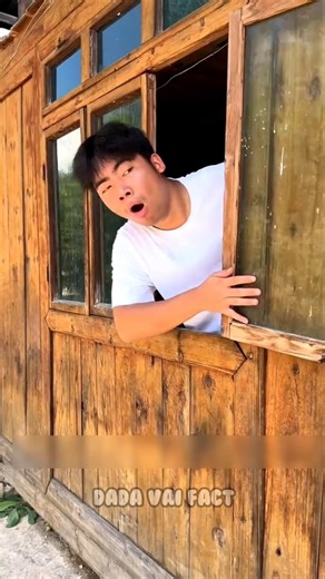 ঘরের বাইরে রাক্ষস 😱~Building Wooden Log Cabin in Forest🌲Survival House Step by Step 2 / #shorts