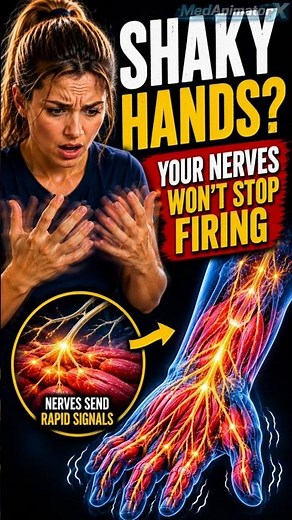 Why Do Your Hands Shake ?✋#MedAnimatorX #medicalfacts #science #overcomeoverthinking #sciencefacts